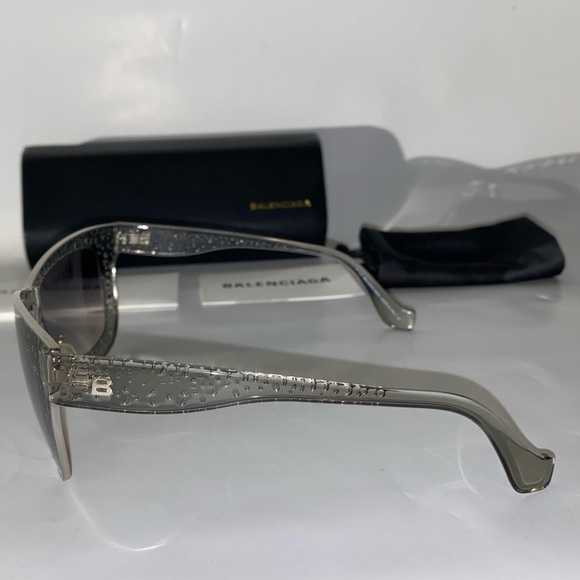 BALENCIAGA Clear Bubble Sunglasses NIB - Picture 5 of 11